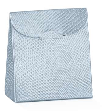 Clutch gift pouch, silver  : Boxes