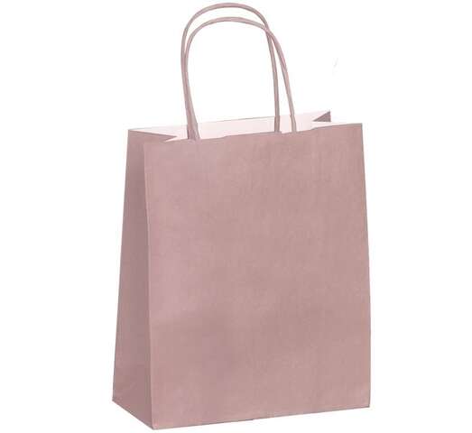 Kraft paper bag, powder pink : Bags