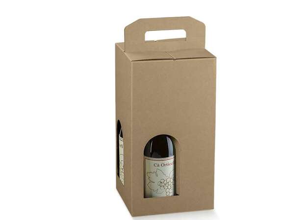 Coffet carton 4 bouteilles  : Bottles packaging
