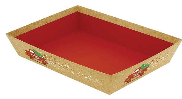 "Classic" cardboard display tray : Trays, baskets
