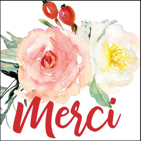 "Merci" label : Packaging accessories