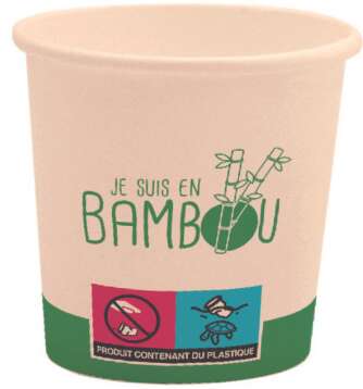 50 "Je suis en bambou" cups : Events / catering