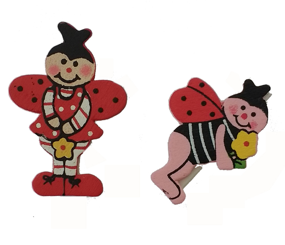 Lady bug clip : Packaging accessories