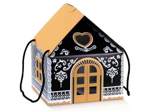 Little house gift box, black  : Boxes
