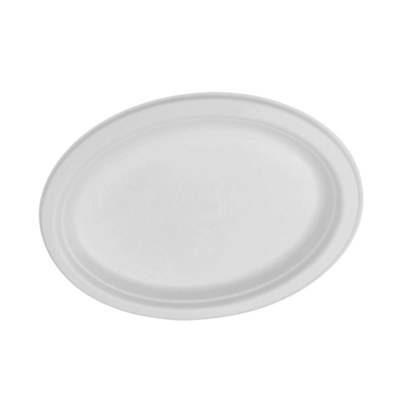 Assiettes Ovale Bagasse : Vaisselle snacking