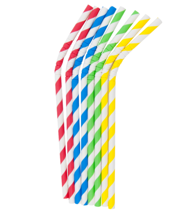 100 biodegradable flexible straws  : Events / catering