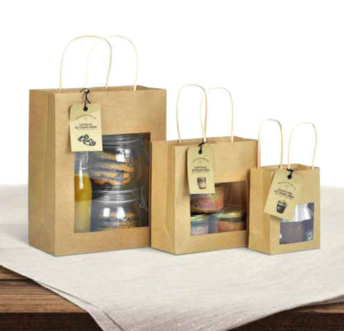Mini windows bags for Terroir products : Jars packing