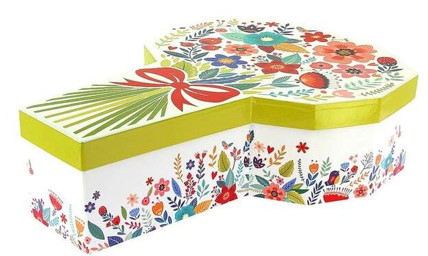 Primavera bouquet-shaped cardboard box : Boxes