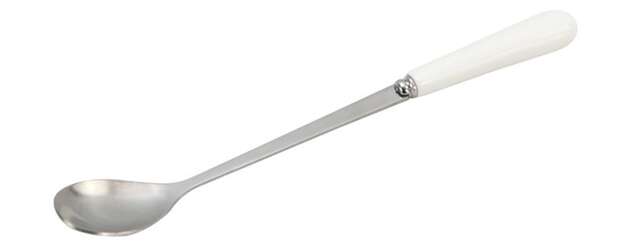 Stainless steel spoon with ceramic handle : Events / catering