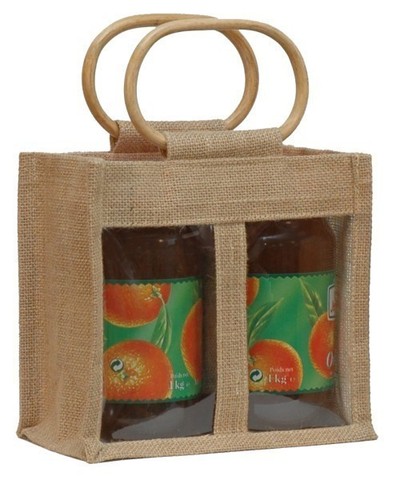 Jute bag for 2 jars x 1 kg : Jars packaging