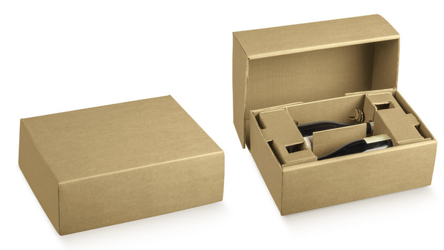 Paperboard box for shipment, 2&3 bottles : Boxes