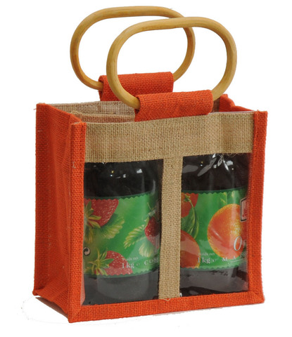Jute bag for 2 jars x 1 kg : Jars packing