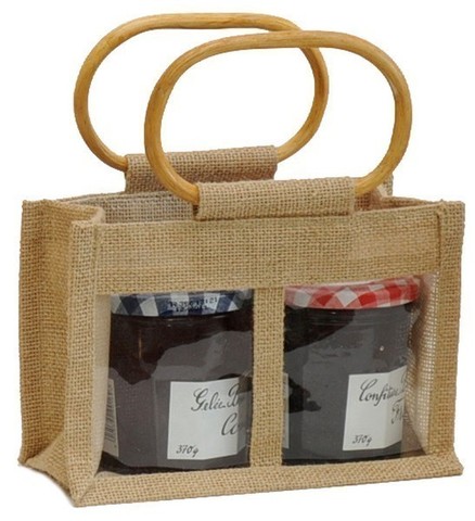 jute bag for 2 jars x 0.5 kg : Jars packing