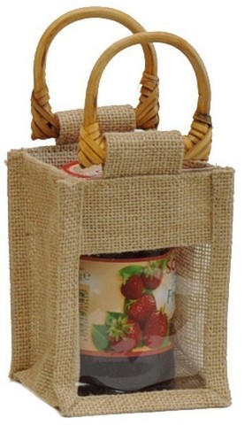 Jute bag for 1 jar x 0.5 kg : Jars packing