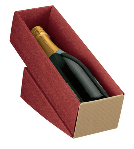 Paperboard box for 1 bottle : Bottles packaging
