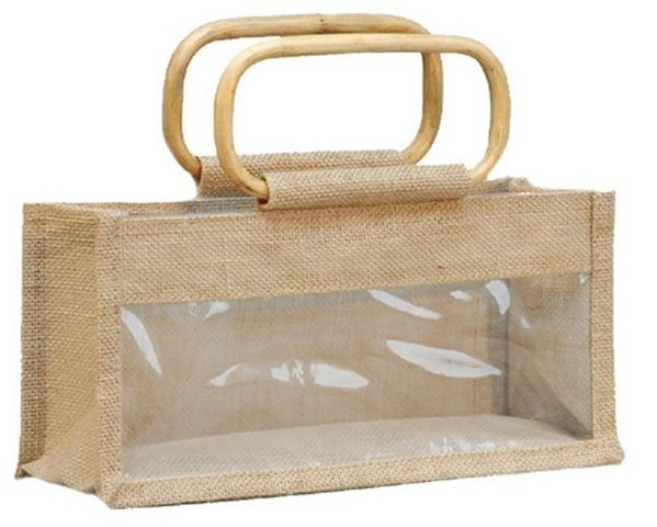 Jute bag for 3 jars x 500 gr without separations : Jars packaging