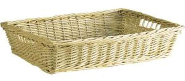 Wicker Manna 49 x 33 x 10 cm : Trays, baskets